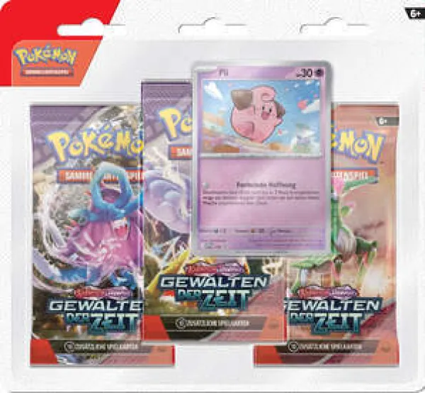 Pokemon Gewalten der Zeit 3-Pack Blister Pii